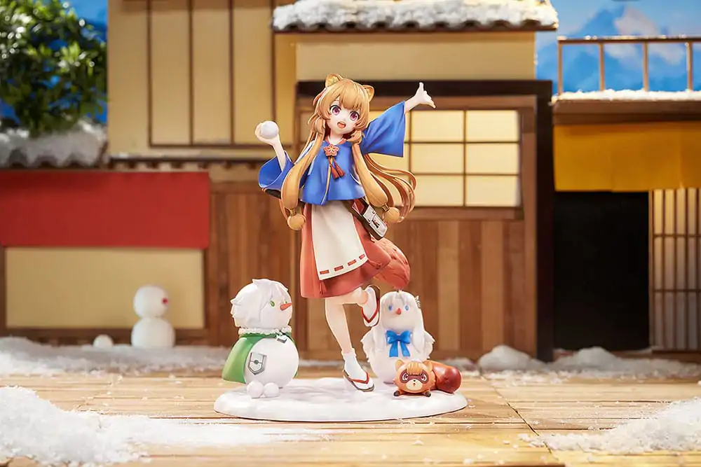 The Rising of the Shield Hero 1/7 Raphtalia: Snow Play Ver. PVC szobor figura 20 cm termékfotó
