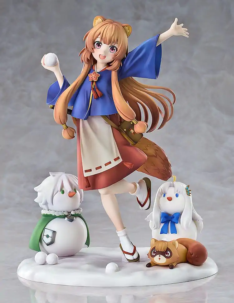 The Rising of the Shield Hero 1/7 Raphtalia: Snow Play Ver. PVC szobor figura 20 cm termékfotó