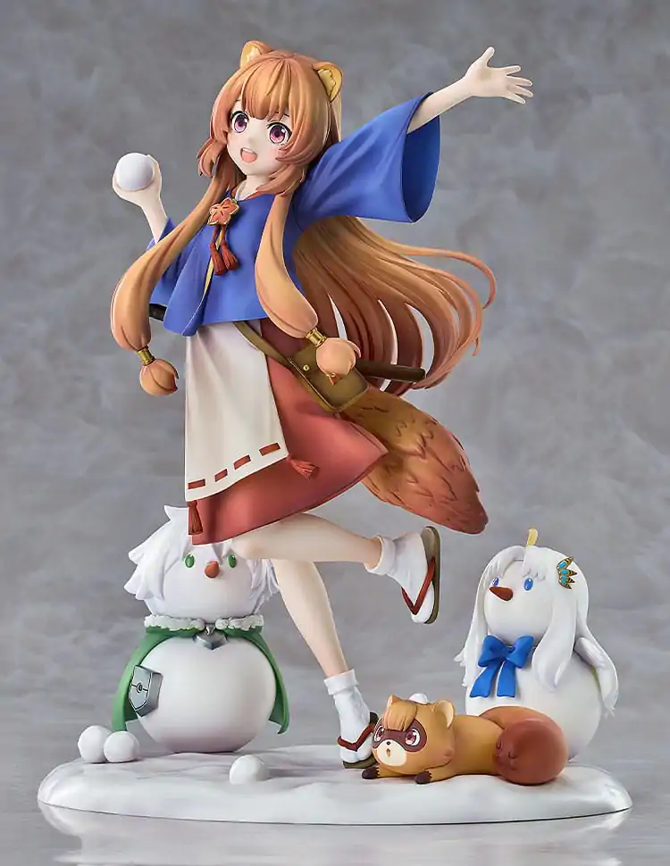 The Rising of the Shield Hero 1/7 Raphtalia: Snow Play Ver. PVC szobor figura 20 cm termékfotó