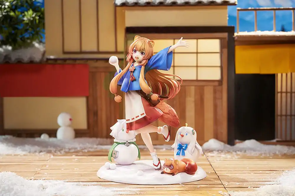 The Rising of the Shield Hero 1/7 Raphtalia: Snow Play Ver. PVC szobor figura 20 cm termékfotó