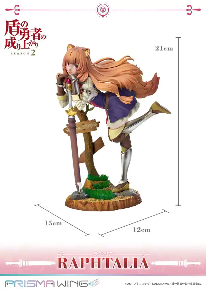 The Rising of the Shield Hero Season 2 Prisma Wing 1/7 Raphtalia PVC szobor figura 21 cm termékfotó