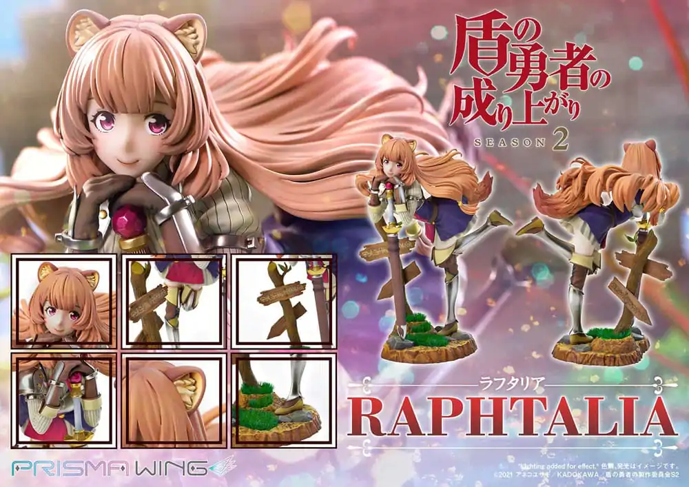 The Rising of the Shield Hero Season 2 Prisma Wing 1/7 Raphtalia PVC szobor figura 21 cm termékfotó