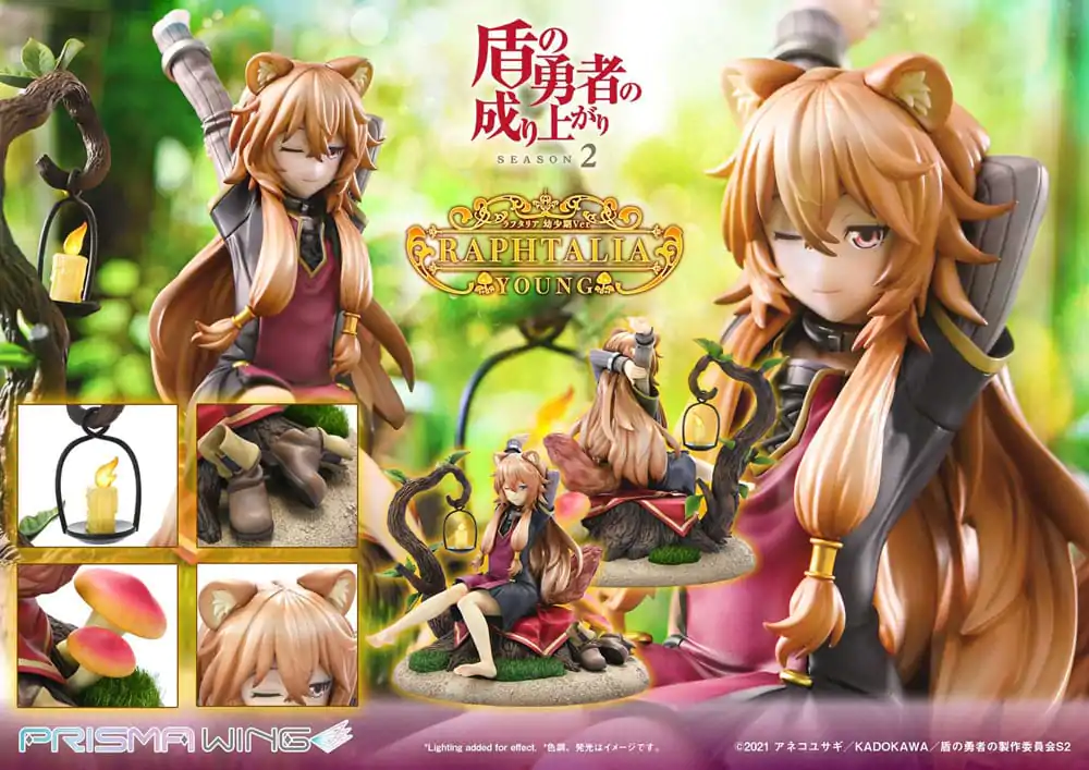 The Rising of the shield Hero Season 2 Prisma Wing 1/7 Raphtalia Young Version PVC szobor figura 15 cm termékfotó