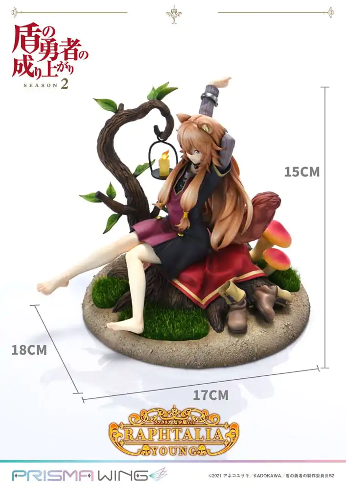 The Rising of the shield Hero Season 2 Prisma Wing 1/7 Raphtalia Young Version PVC szobor figura 15 cm termékfotó