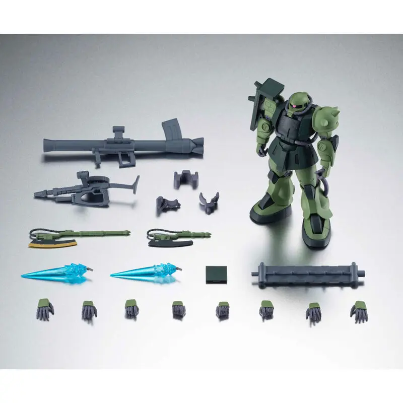 Mobile Suit Gundam Robot Spirits MS-06JC Ground Type Zaku II ver. A.N.I.M.E. akciófigura 15 cm termékfotó