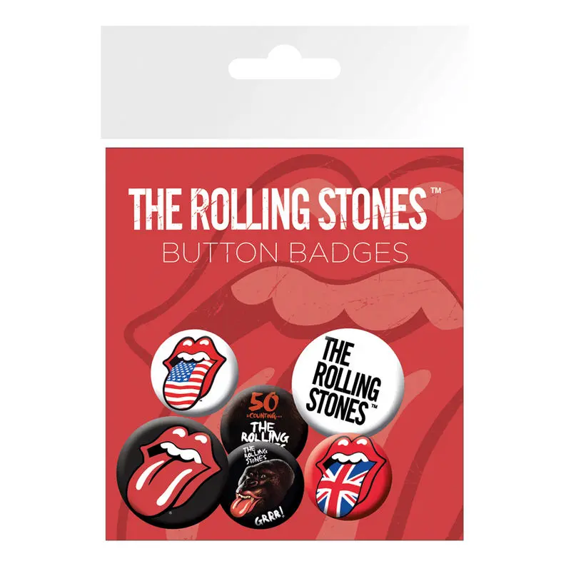 The Rolling Stones kitűző csomag termékfotó