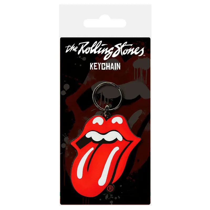 The Rolling Stones Logós gumis kulcstartó termékfotó