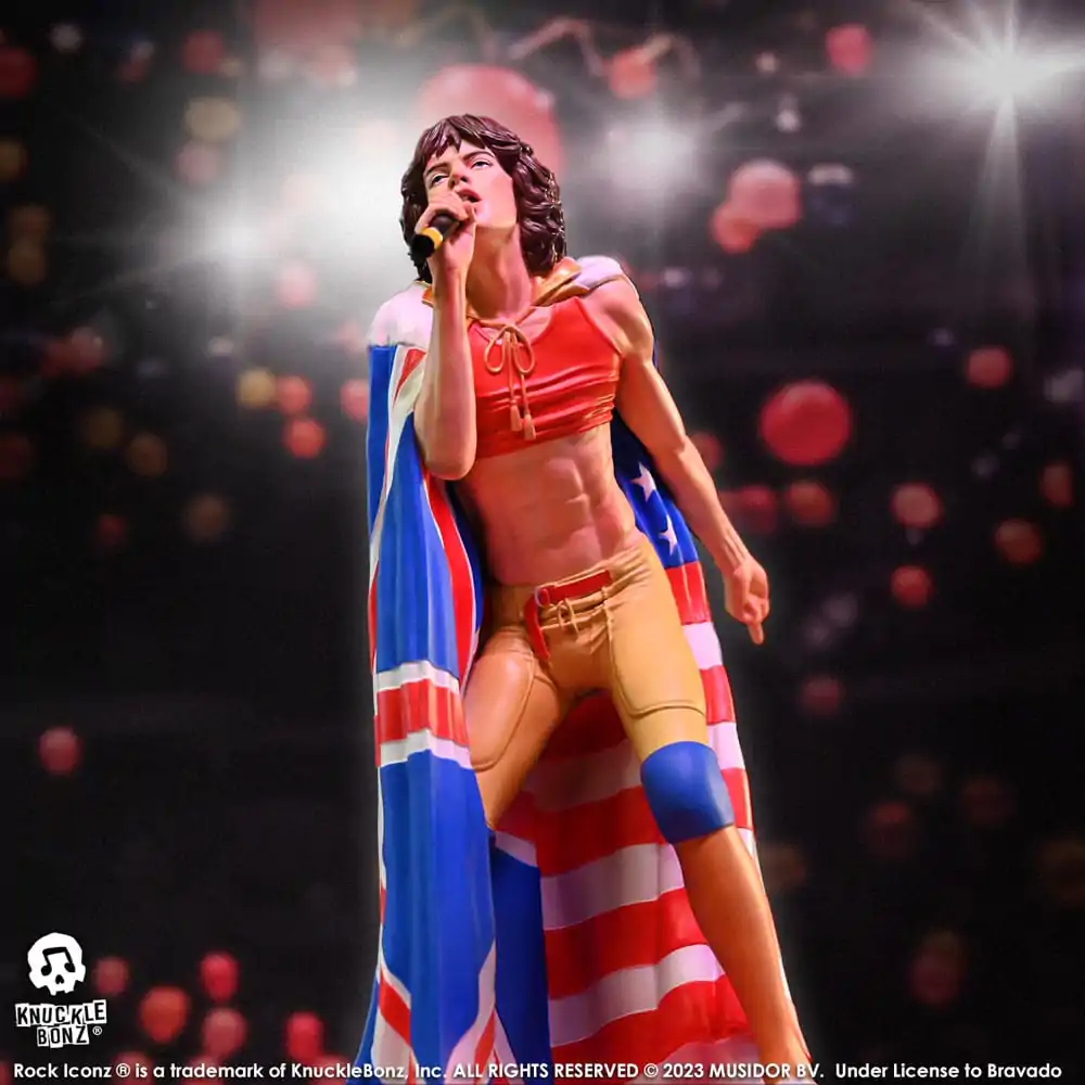 The Rolling Stones Rock Iconz Mick Jagger (Tattoo You Tour 1981) szobor figura 22 cm termékfotó