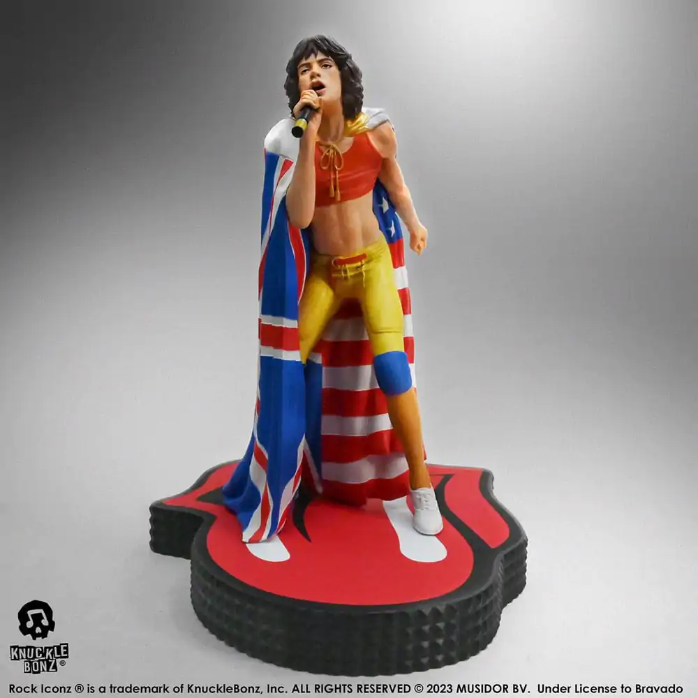 The Rolling Stones Rock Iconz Mick Jagger (Tattoo You Tour 1981) szobor figura 22 cm termékfotó