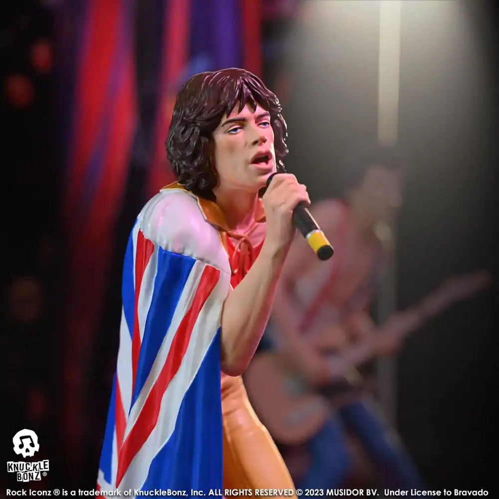 The Rolling Stones Rock Iconz Mick Jagger (Tattoo You Tour 1981) szobor figura 22 cm termékfotó