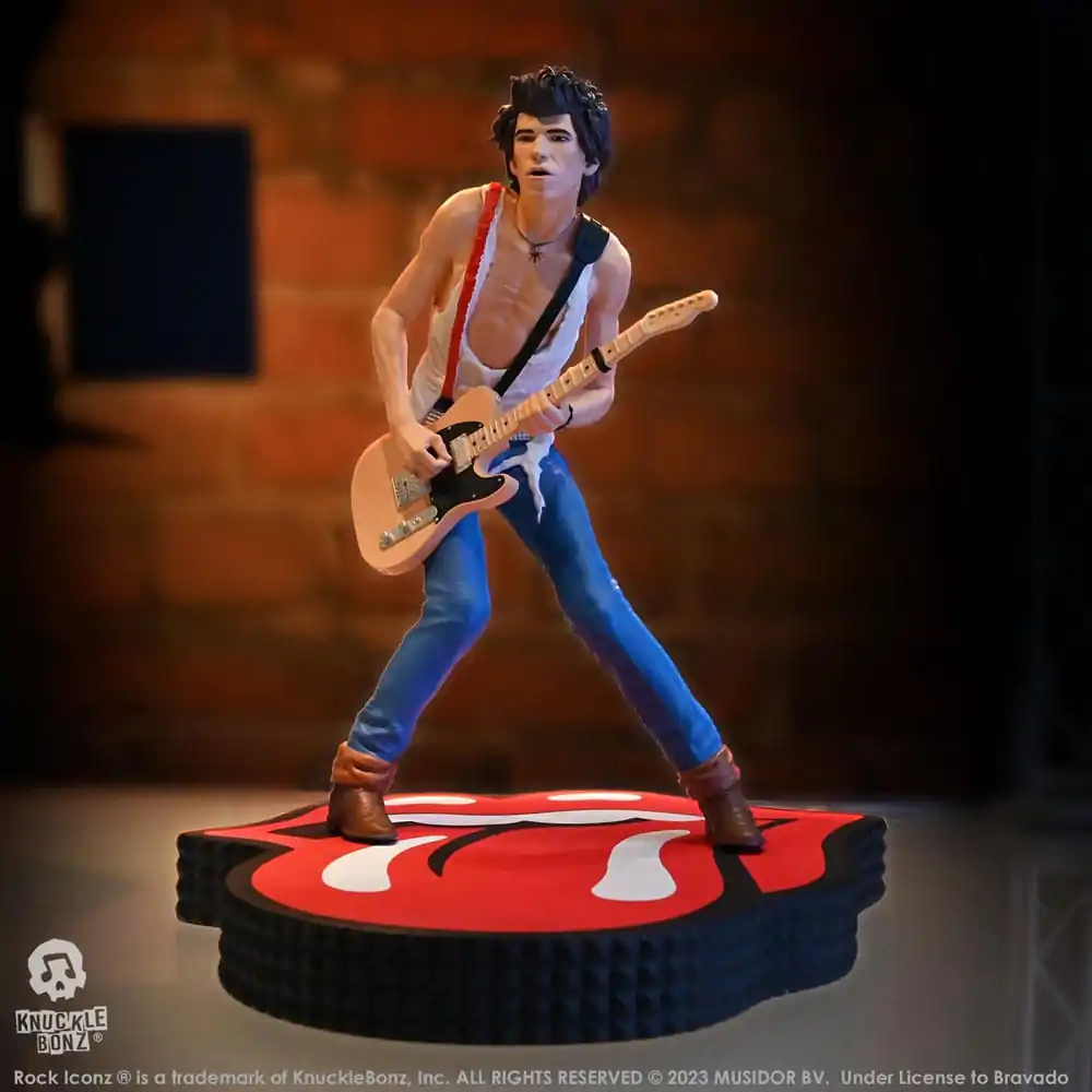 The Rolling Stones Rock IconzKeith Richards (Tattoo You Tour 1981)  szobor figura 22 cm termékfotó