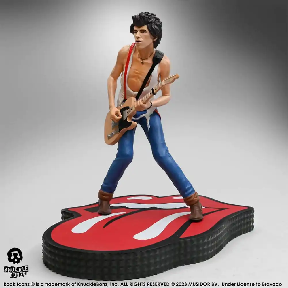 The Rolling Stones Rock IconzKeith Richards (Tattoo You Tour 1981)  szobor figura 22 cm termékfotó