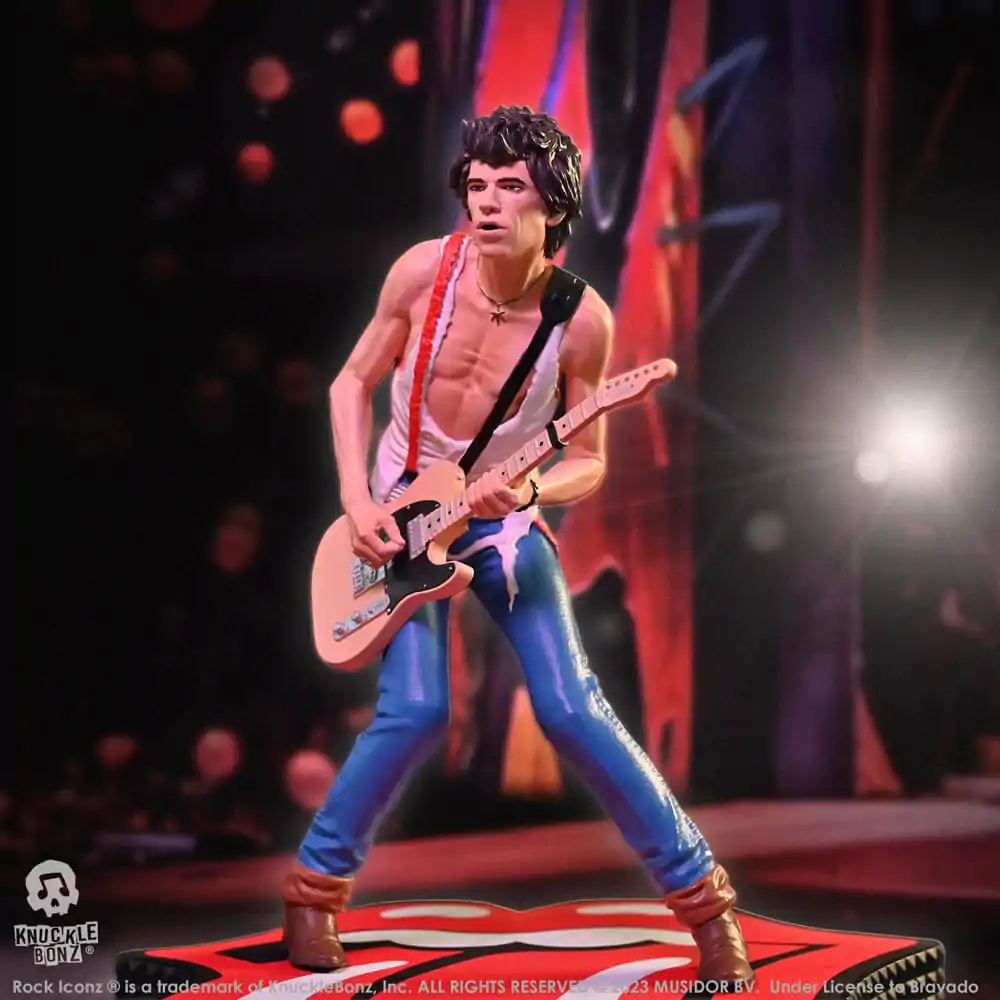 The Rolling Stones Rock IconzKeith Richards (Tattoo You Tour 1981)  szobor figura 22 cm termékfotó