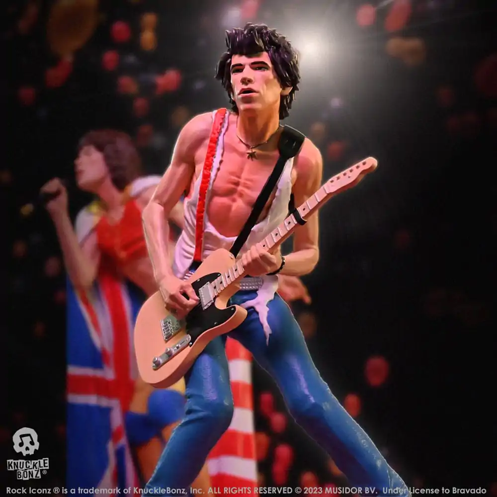 The Rolling Stones Rock IconzKeith Richards (Tattoo You Tour 1981)  szobor figura 22 cm termékfotó