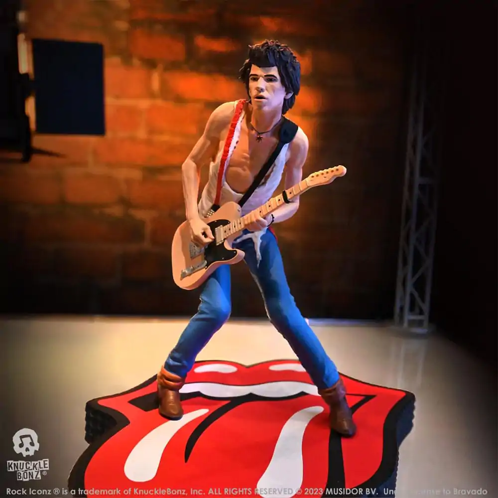 The Rolling Stones Rock IconzKeith Richards (Tattoo You Tour 1981)  szobor figura 22 cm termékfotó