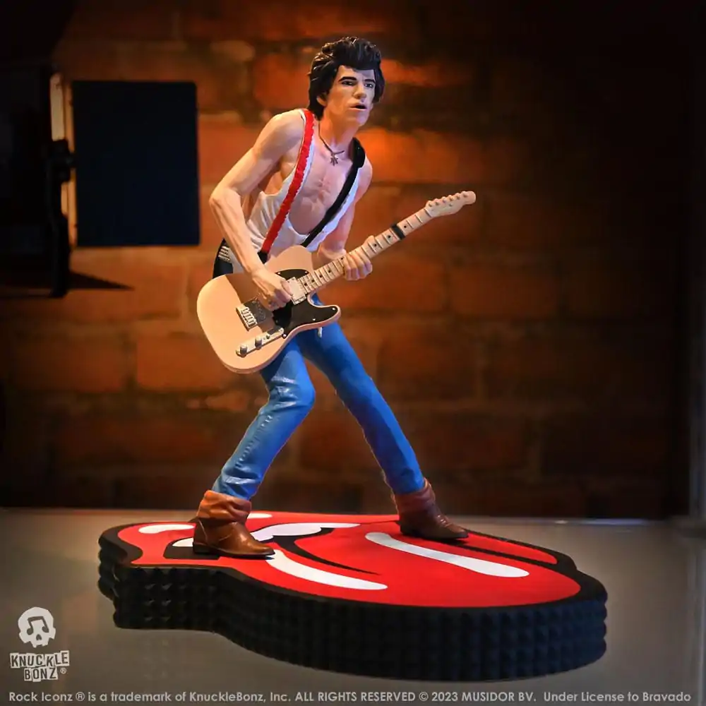 The Rolling Stones Rock IconzKeith Richards (Tattoo You Tour 1981)  szobor figura 22 cm termékfotó