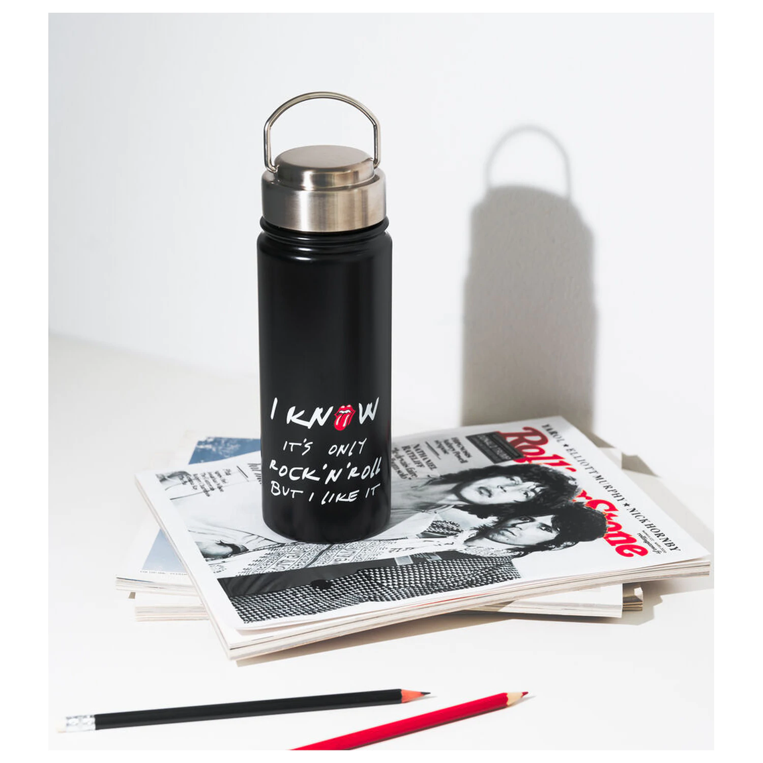 The Rolling Stones rozsdamentes acél palack kulacs 500ml termékfotó