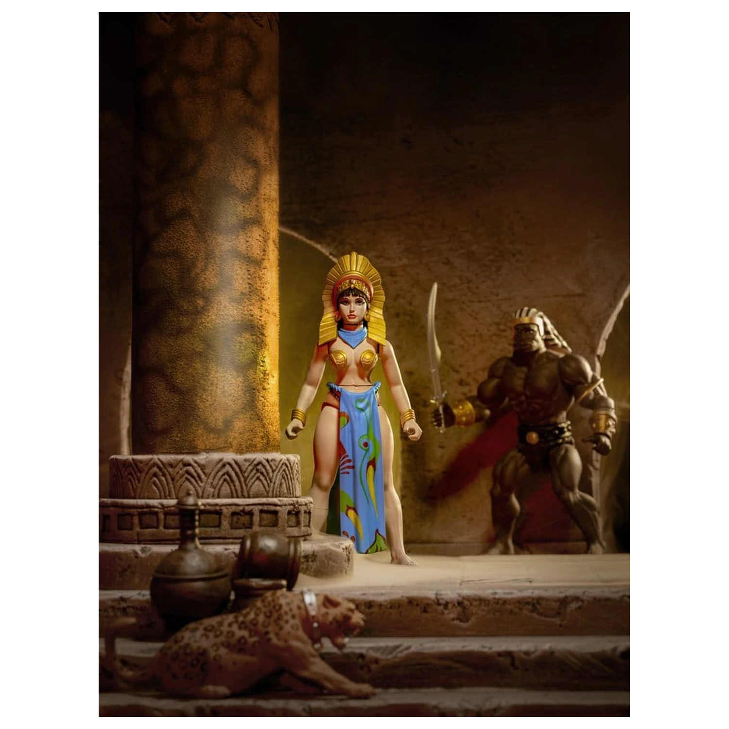 The Savage World of Frazetta Egyptian Queen & The Guard (Museum Edition) akciófigura csomag 14 cm termékfotó