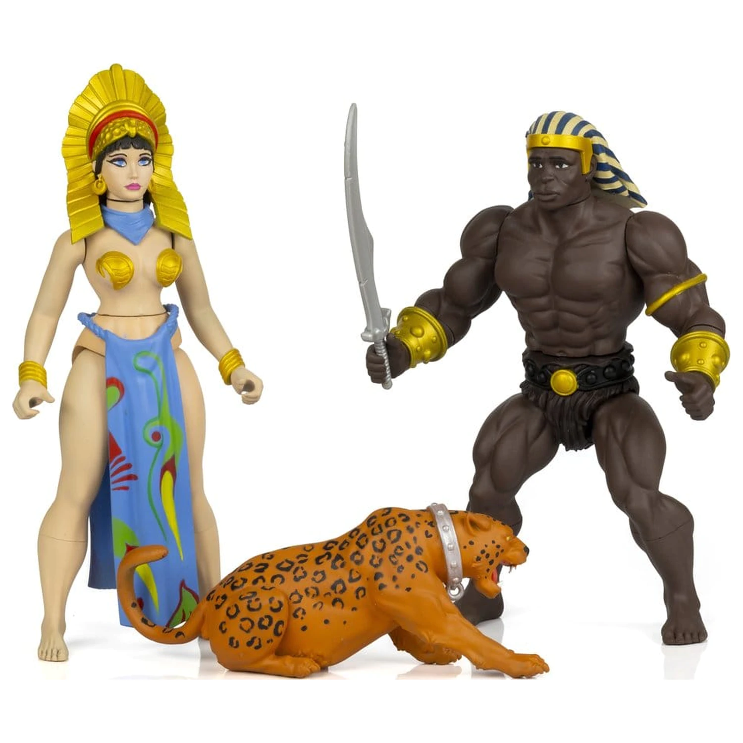 The Savage World of Frazetta Egyptian Queen & The Guard (Museum Edition) akciófigura csomag 14 cm termékfotó
