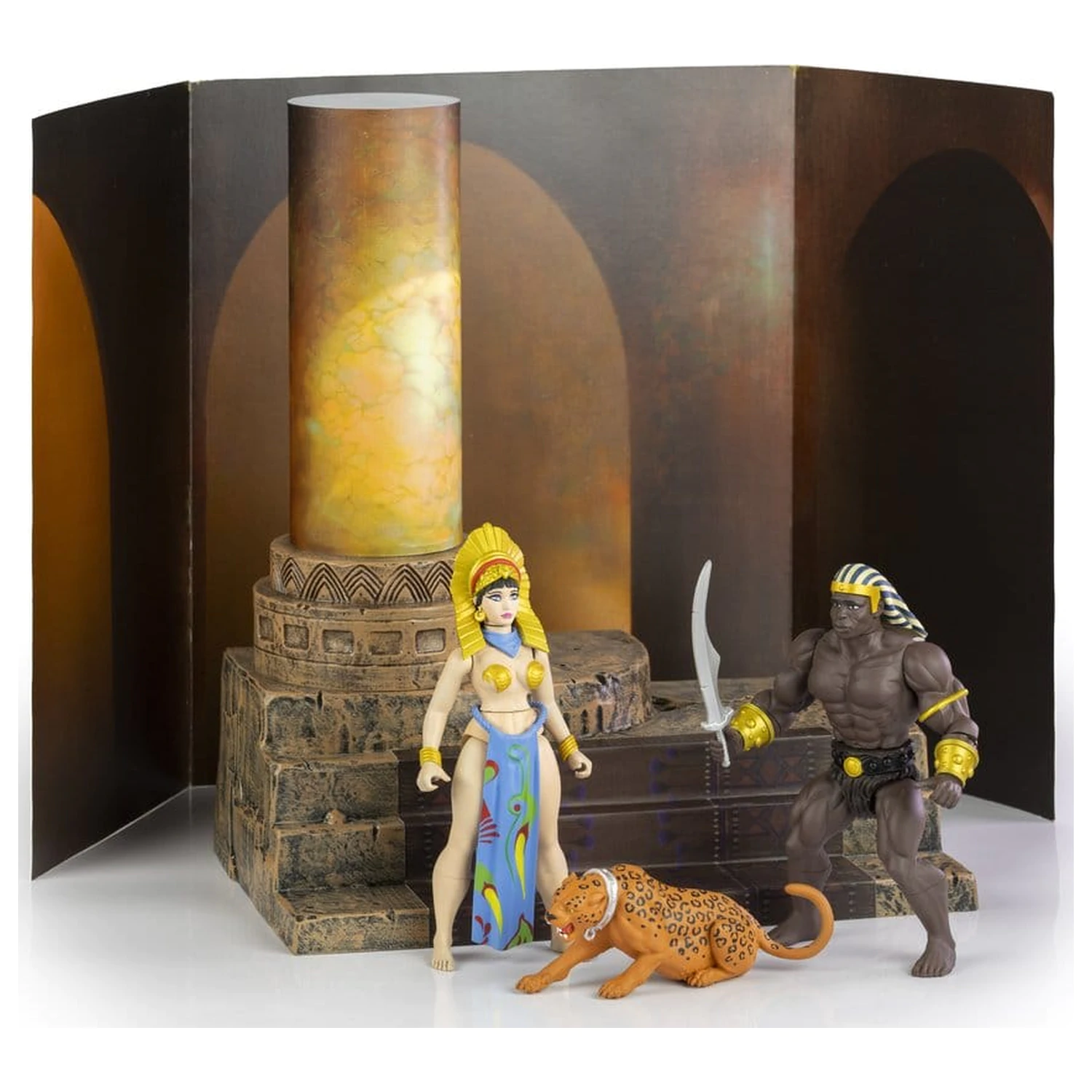 The Savage World of Frazetta Egyptian Queen & The Guard (Museum Edition) akciófigura csomag 14 cm termékfotó