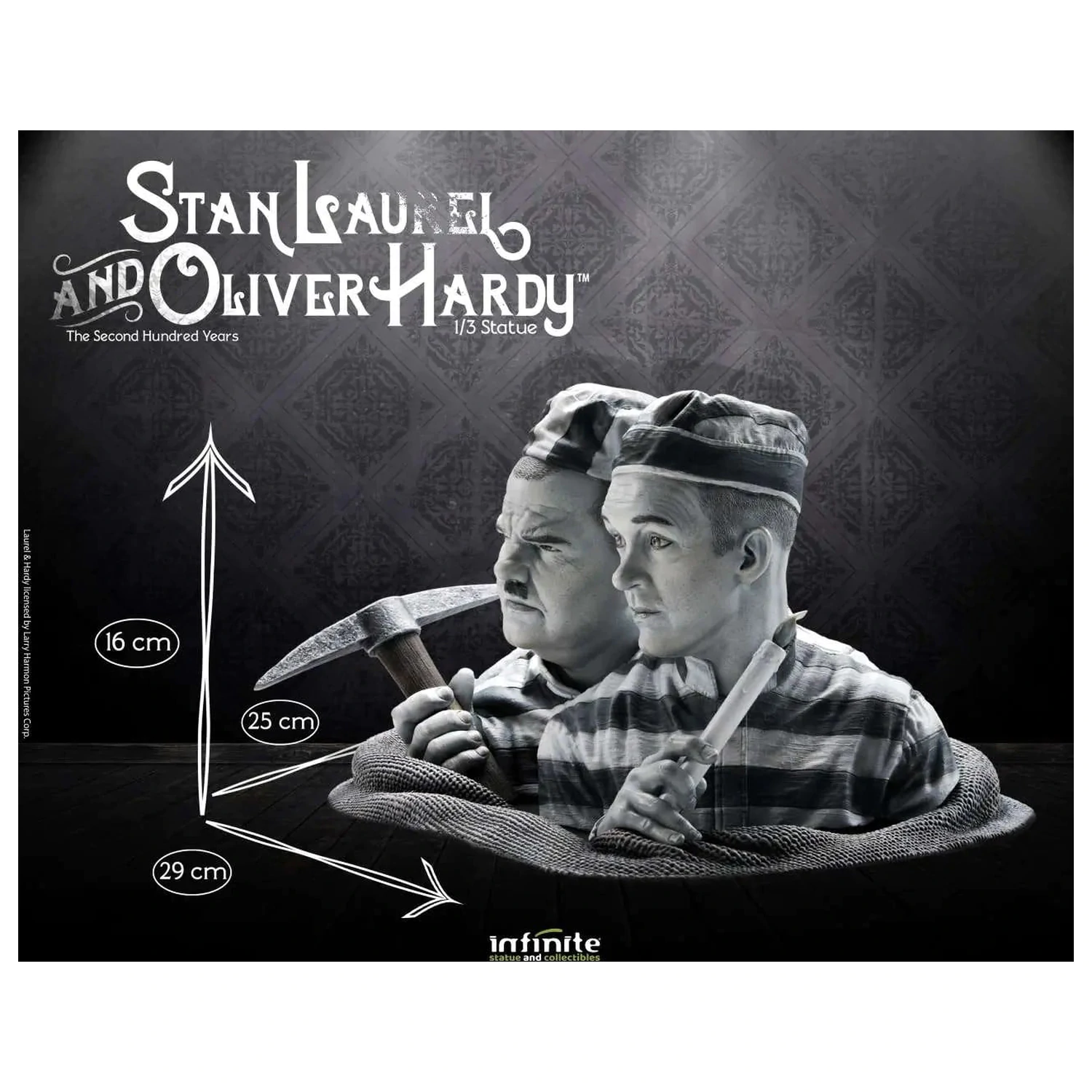 The Second Hundred Years Laurel & Hardy szobor figura 1/3 16 cm termékfotó