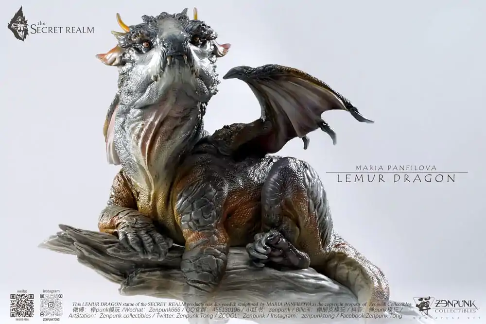 The Secret Realm Lemur Dragon szobor figura 38 cm termékfotó