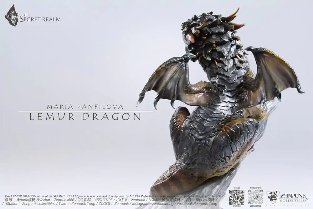 The Secret Realm Lemur Dragon szobor figura 38 cm termékfotó