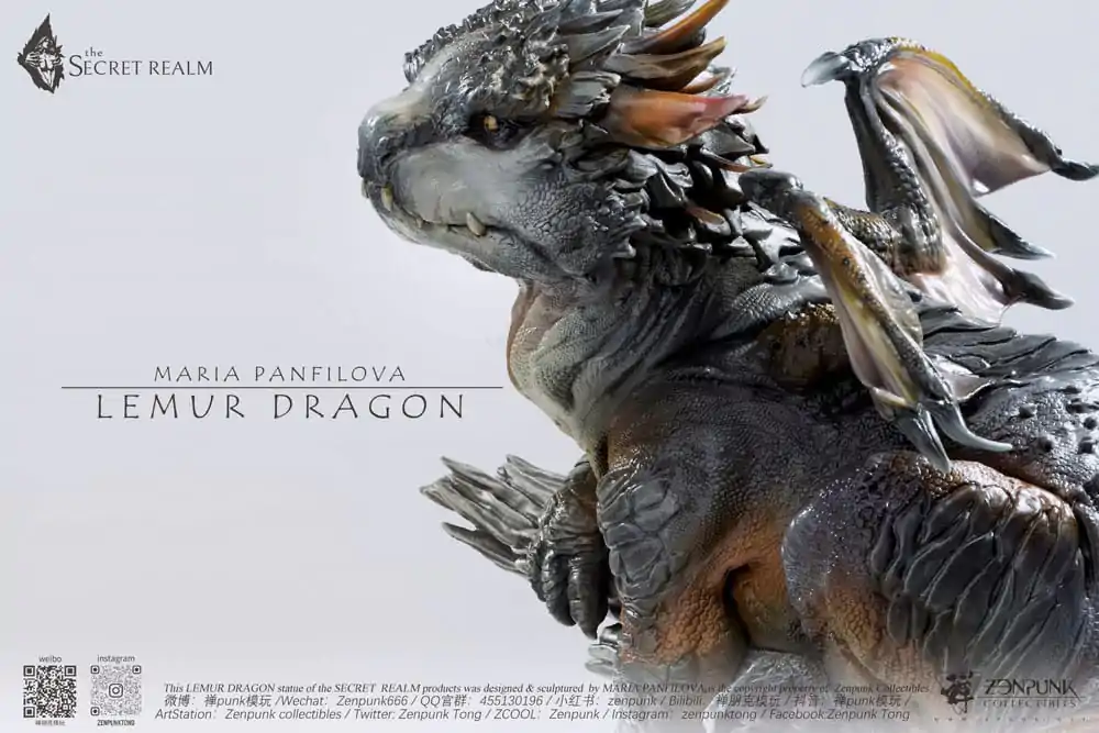 The Secret Realm Lemur Dragon szobor figura 38 cm termékfotó