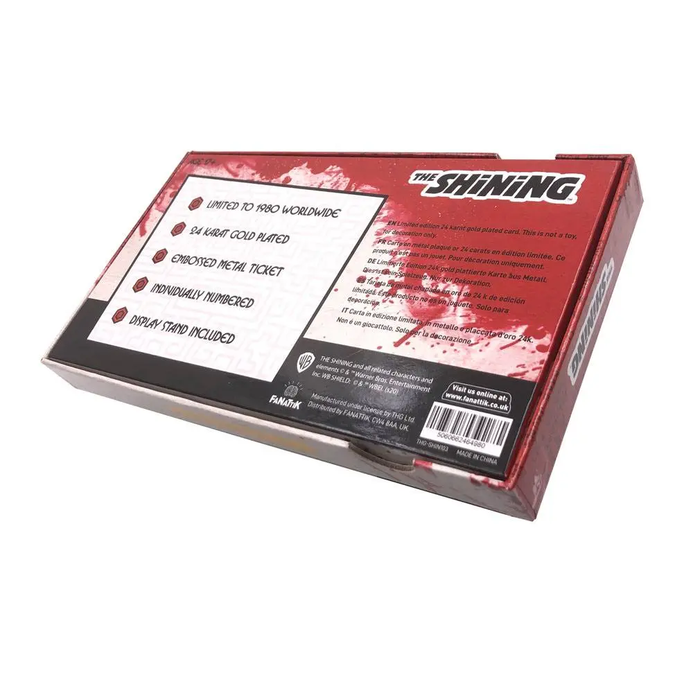 The Shining Gyrosphere Collectible Ticket replika (aranyozott) termékfotó