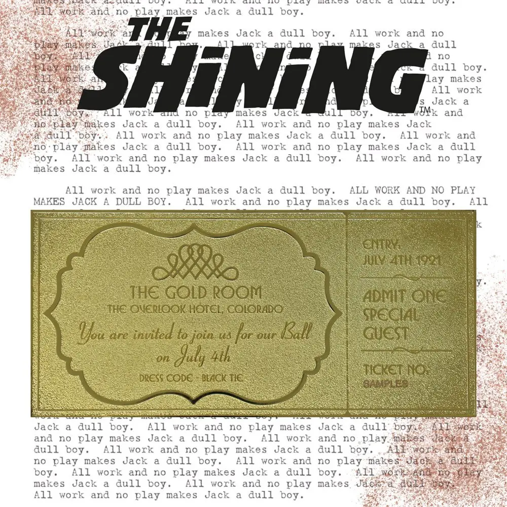The Shining Gyrosphere Collectible Ticket replika (aranyozott) termékfotó