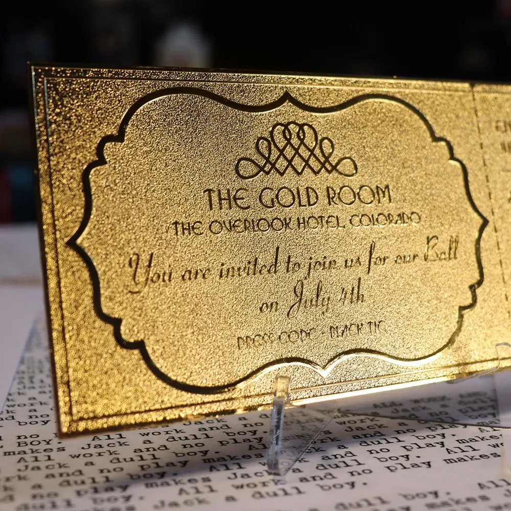 The Shining Gyrosphere Collectible Ticket replika (aranyozott) termékfotó