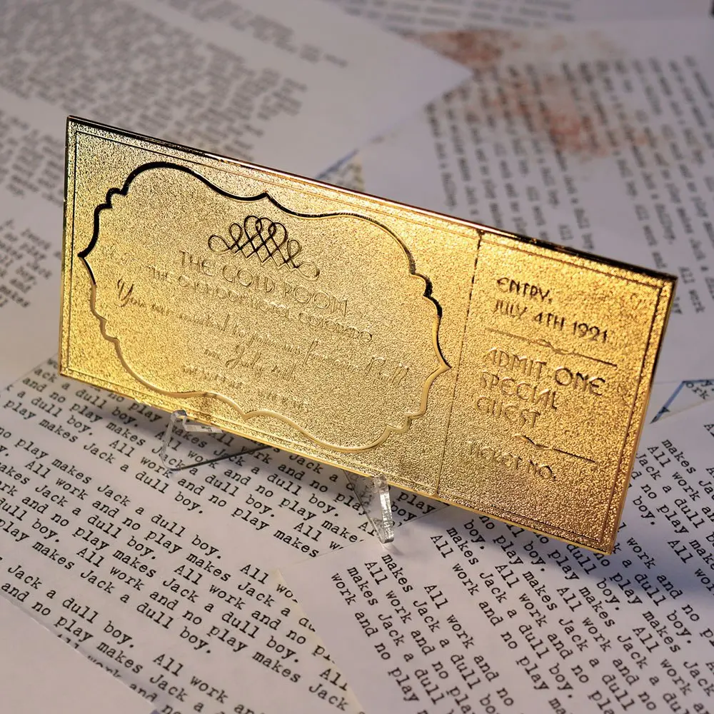 The Shining Gyrosphere Collectible Ticket replika (aranyozott) termékfotó