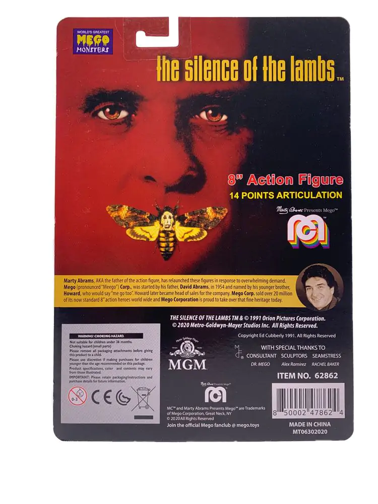 The Silence of the Lambs Hannibal Lecter akciófigura 20 cm termékfotó