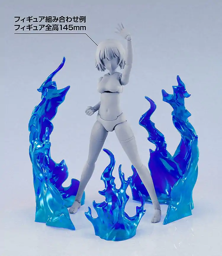 The Simple Effect Parts for Figures Flames: Blue termékfotó