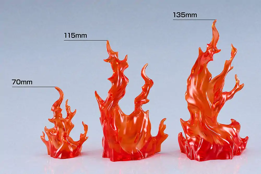 The Simple Effect Parts for Figures Flames: Red figura kiegészítő  termékfotó