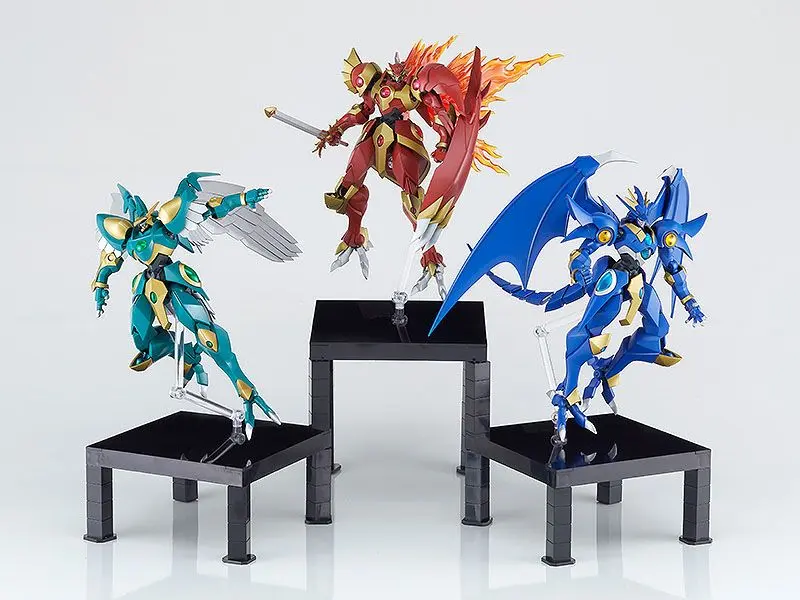 The Simple Stand for Figures &amp; Models 3-Pack Build-On Type (Black) termékfotó