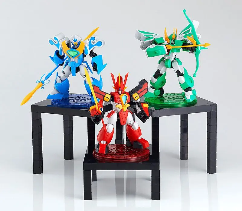 The Simple Stand for Figures &amp; Models 3-Pack Build-On Type (Black) termékfotó