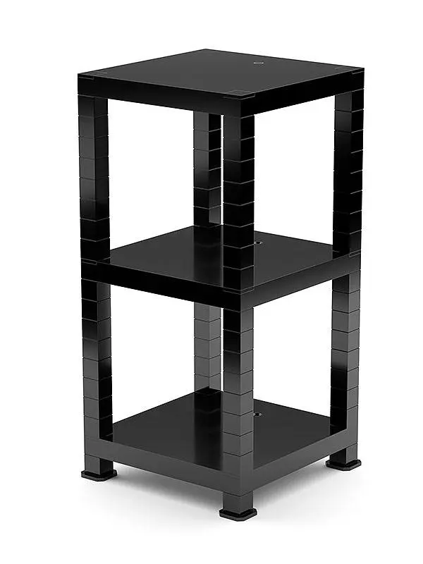 The Simple Stand for Figures &amp; Models 3-Pack Build-On Type (Black) termékfotó