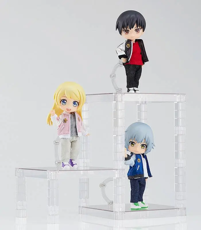 The Simple Stand for Figures &amp; Models 3-Pack Build-On Type (Translucent) termékfotó