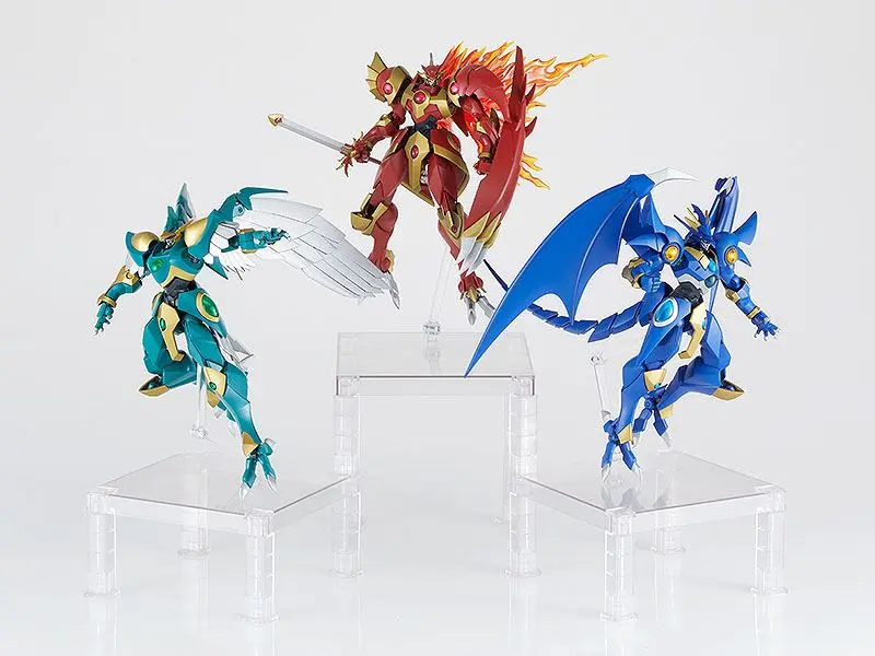 The Simple Stand for Figures &amp; Models 3-Pack Build-On Type (Translucent) termékfotó