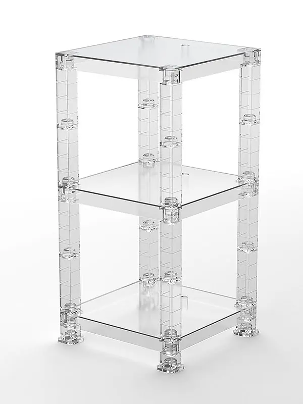 The Simple Stand for Figures &amp; Models 3-Pack Build-On Type (Translucent) termékfotó