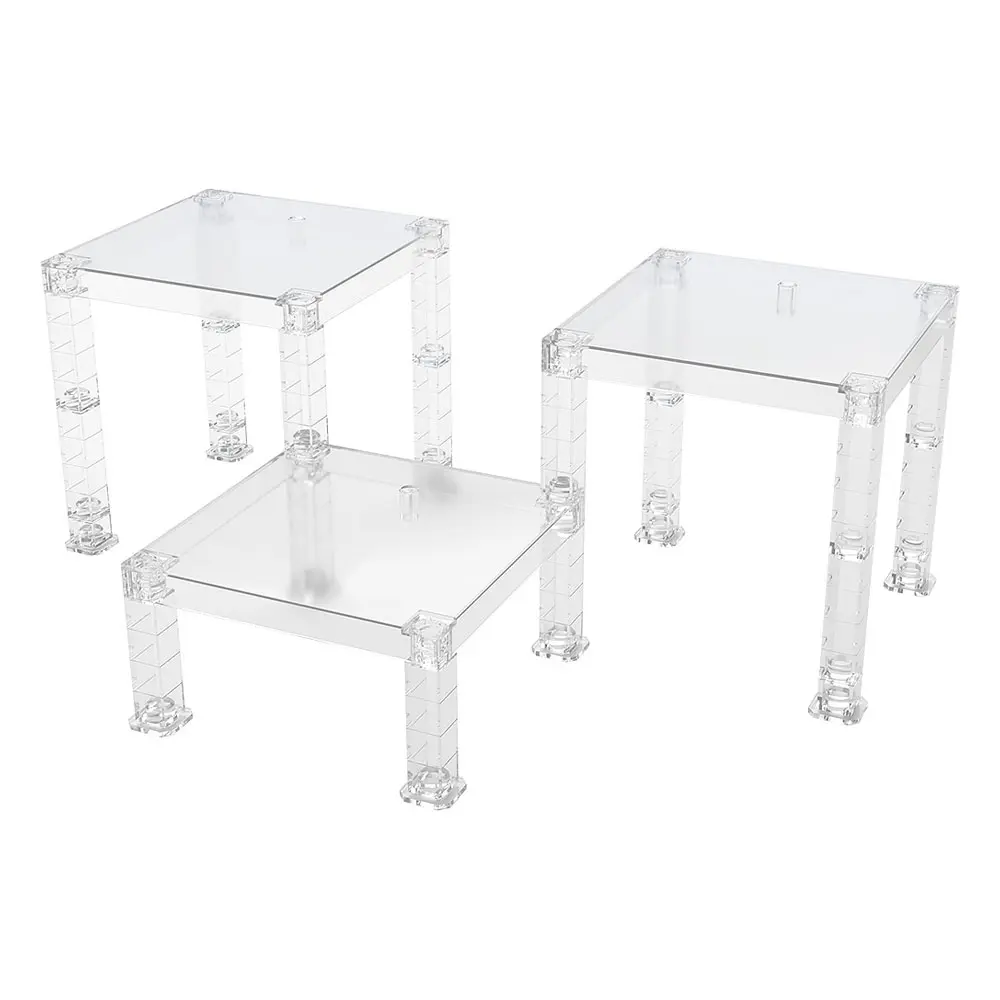 The Simple Stand for Figures &amp; Models 3-Pack Build-On Type (Translucent) termékfotó