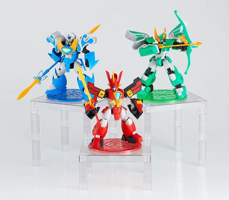 The Simple Stand for Figures &amp; Models 3-Pack Build-On Type (Translucent) termékfotó