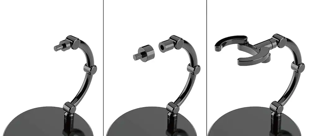 The Simple Stand Mini Nendoroid More for Mini figuras & Models mini Black 4 db-os figura állvány csomag termékfotó