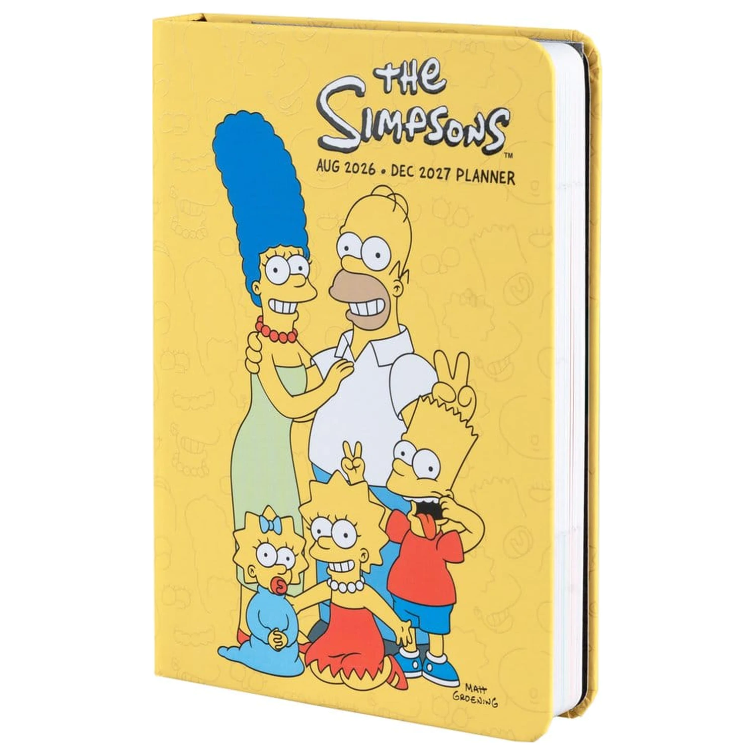 The Simpsons 2026/27 A6 Angol nyelvű határidőnapló  termékfotó