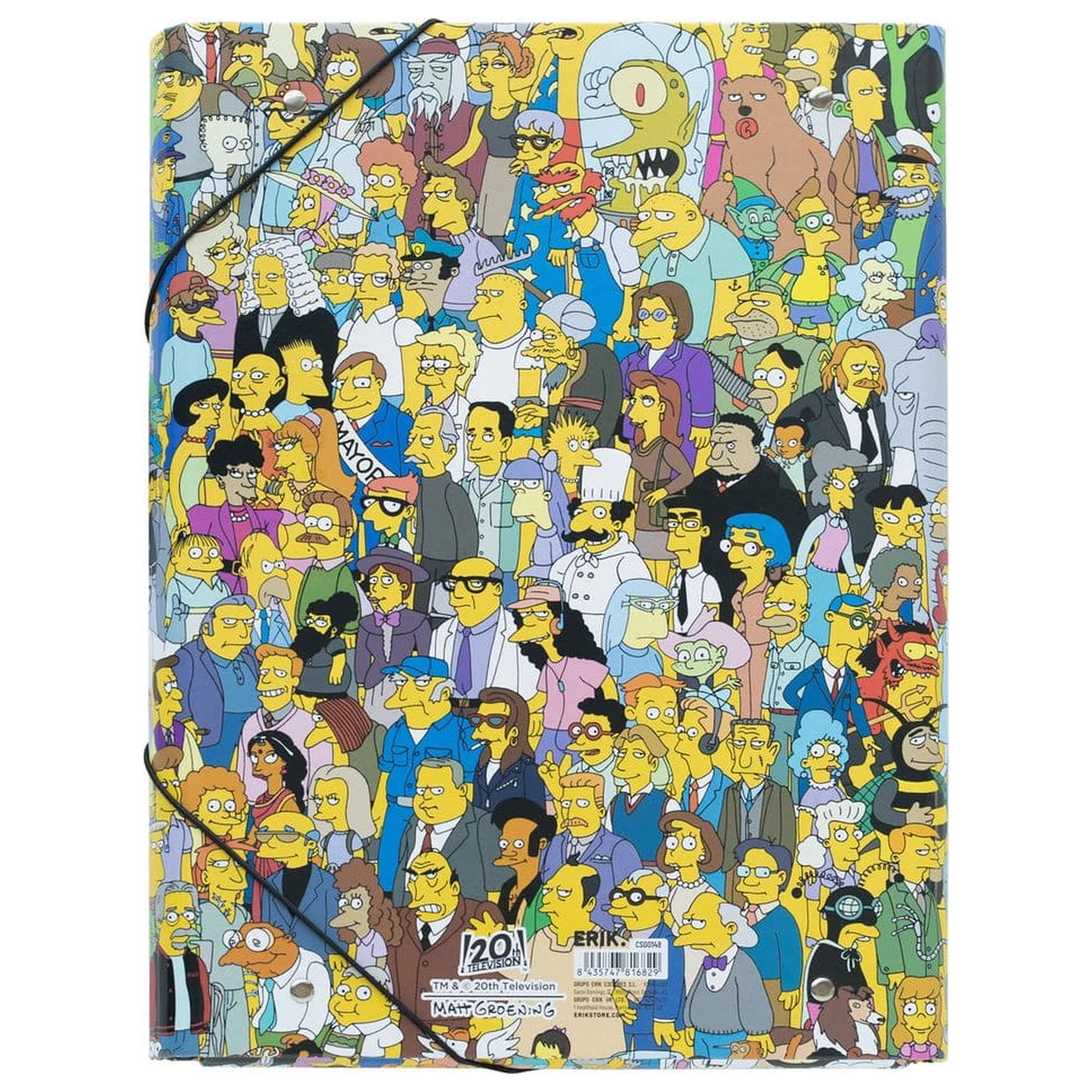 The Simpsons Elasticated irattartó mappa 34 x 26 cm termékfotó
