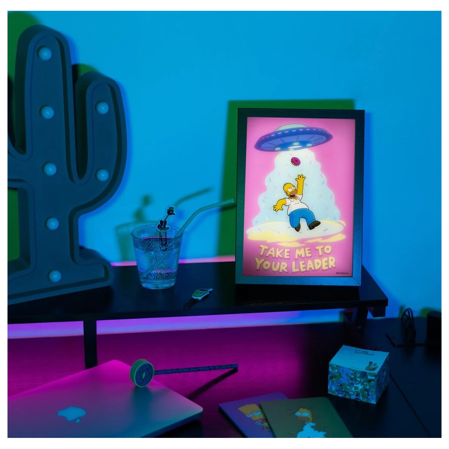 The Simpsons Framed LED-es poszter 20 x 28 cm termékfotó