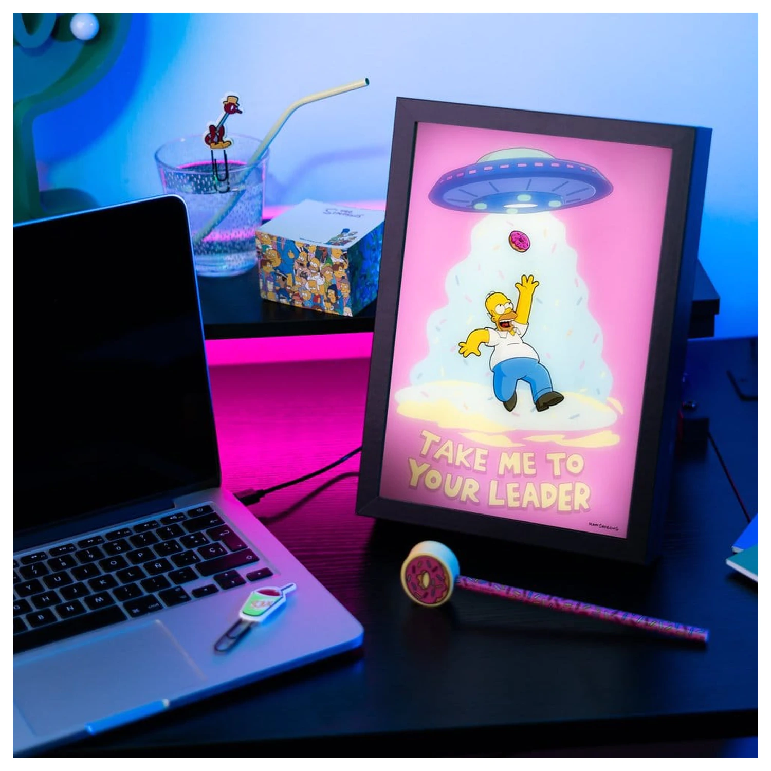 The Simpsons Framed LED-es poszter 20 x 28 cm termékfotó