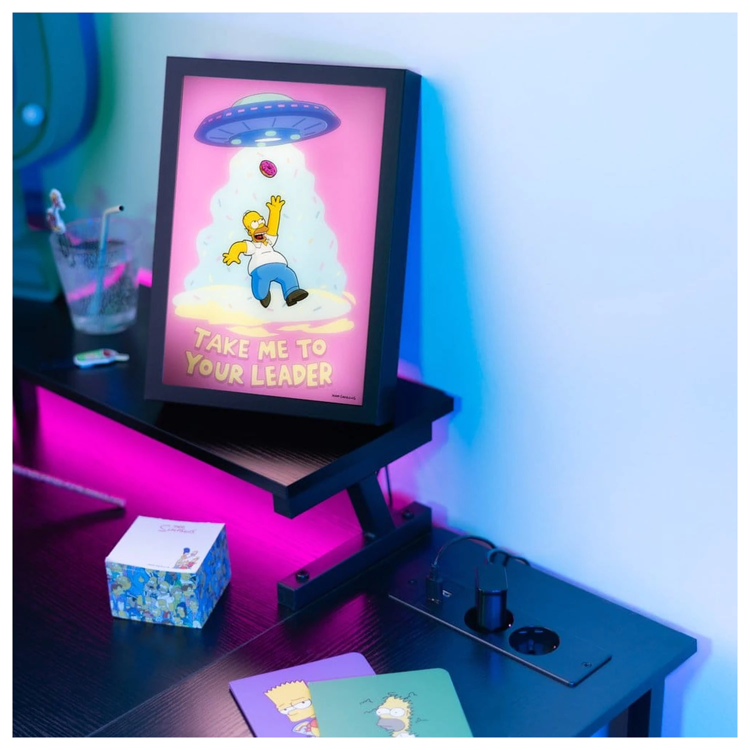The Simpsons Framed LED-es poszter 20 x 28 cm termékfotó