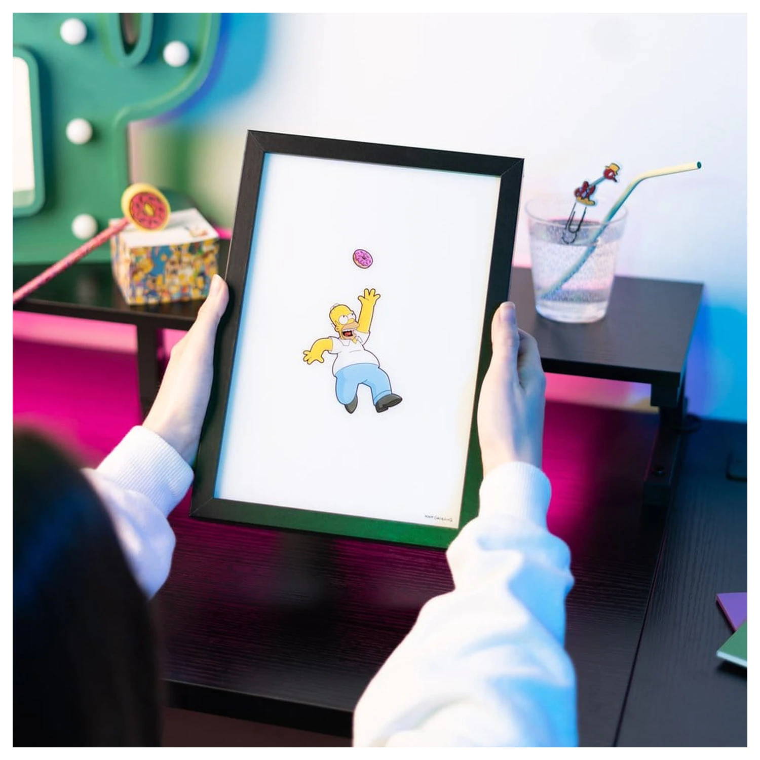 The Simpsons Framed LED-es poszter 20 x 28 cm termékfotó